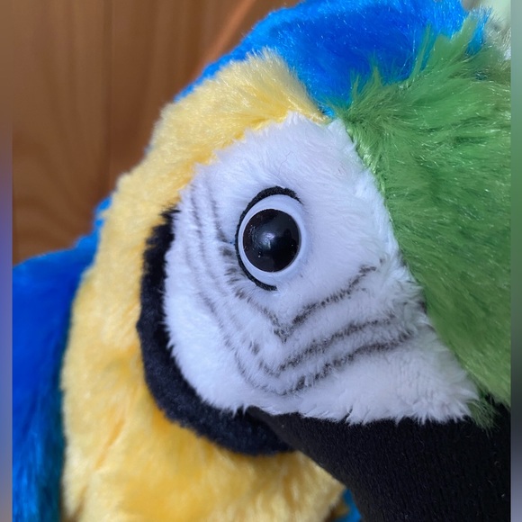Macaw Parrot Stuffed Animal 12” - Picture 3 of 13